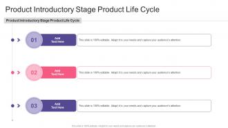 Product Introductory Stage Product Life Cycle In Powerpoint And Google Slides Cpb