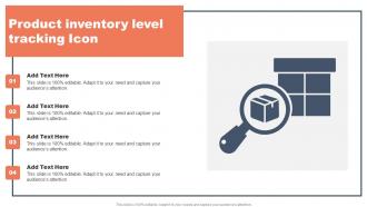 Product Inventory Level Tracking Icon