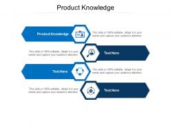 Product knowledge ppt powerpoint presentation gallery objects cpb