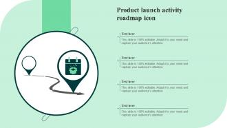 Product Launch Activity Roadmap Icon