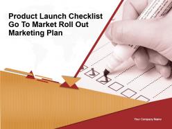 Product Launch Checklist Go To Market Roll Out Marketing Plan Powerpoint Presentation Slides