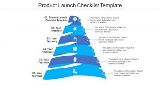 Product launch checklist template ppt powerpoint presentation ideas themes cpb