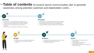 Product Launch Communication Plan To Generate Awareness Among Potential Customers And Stakeholders Customizable Multipurpose
