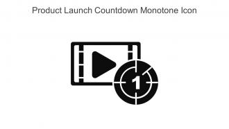 Product Launch Countdown Monotone Icon In Powerpoint Pptx Png And Editable Eps Format