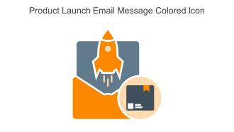 Product Launch Email Message Colored Icon In Powerpoint Pptx Png And Editable Eps Format