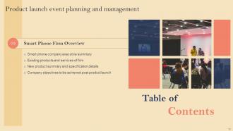 Product Launch Event Planning And Management Powerpoint Presentation Slides