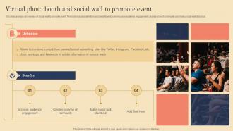 Product Launch Event Planning Virtual Photo Booth And Social Wall To Promote Event