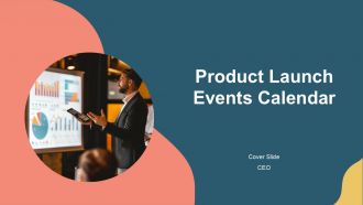 Product Launch Events Calendar PPT Mockup AT