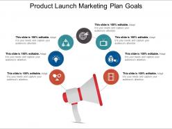 Product launch marketing plan goals ppt examples slides