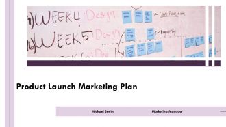 Product Launch Marketing Plan PPT Template AT