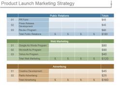Product Launch Marketing Strategy Ppt Design Templates