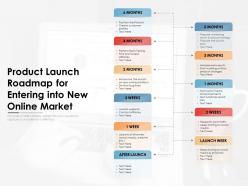 Product launch roadmap for entering into new online market