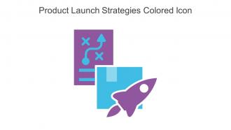 Product Launch Strategies Colored Icon In Powerpoint Pptx Png And Editable Eps Format