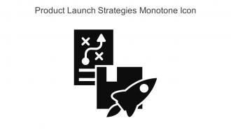 Product Launch Strategies Monotone Icon In Powerpoint Pptx Png And Editable Eps Format