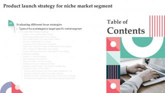 Product Launch Strategy For Niche Market Segment Powerpoint Presentation Slides Strategy CD V