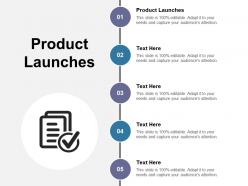 Product launches ppt powerpoint presentation slides designs download cpb