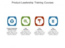 Product leadership training courses ppt powerpoint presentation summary background cpb