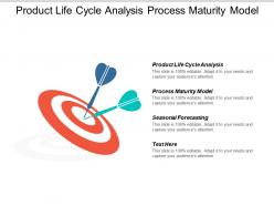 Product life cycle analysis process maturity model seasonal forecasting cpb