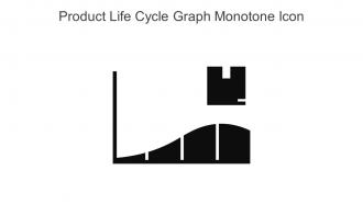 Product Life Cycle Graph Monotone Icon In Powerpoint Pptx Png And Editable Eps Format
