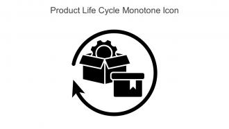 Product Life Cycle Monotone Icon In Powerpoint Pptx Png And Editable Eps Format