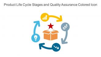 Product Life Cycle Stages And Quality Assurance Colored Icon In Powerpoint Pptx Png And Editable Eps Format