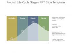Product life cycle stages ppt slide templates