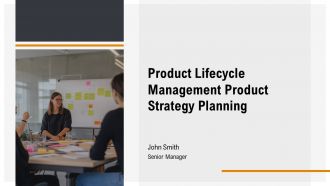 Product Lifecycle Management Product Strategy Planning PPT Summary AT