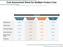 Product line assessment flowchart strategy business innovation management