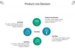 Product line decision ppt powerpoint presentation show cpb
