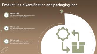 Product Line Diversification And Packaging Icon