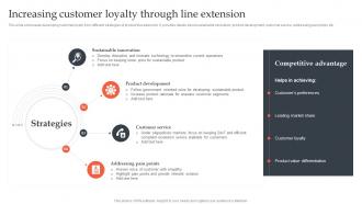 Product Line Extension Strategies Increasing Customer Loyalty Through Line Extension