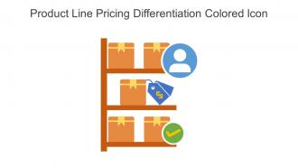Product Line Pricing Differentiation Colored Icon In Powerpoint Pptx Png And Editable Eps Format
