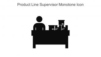 Product Line Supervisor Monotone Icon In Powerpoint Pptx Png And Editable Eps Format