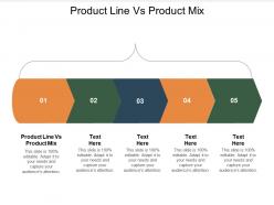 Product line vs product mix ppt powerpoint presentation ideas pictures cpb