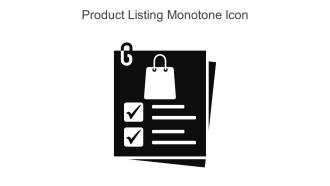 Product Listing Monotone Icon In Powerpoint Pptx Png And Editable Eps Format