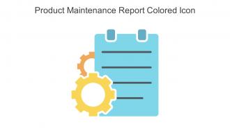 Product Maintenance Report Colored Icon In Powerpoint Pptx Png And Editable Eps Format