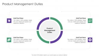 Product Management Duties In Powerpoint And Google Slides Cpb