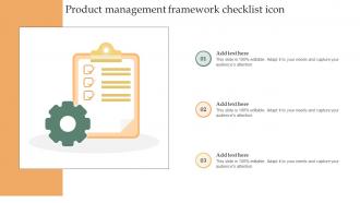 Product Management Framework Checklist Icon