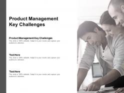 Product management key challenges ppt powerpoint presentation gallery guidelines cpb