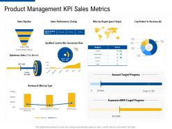 product management KPI sales metrics factor strategies for customer targeting ppt microsoft