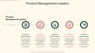 Product Management Leaders In Powerpoint And Google Slides Cpb