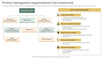 Product Management Organizational Roles Framework