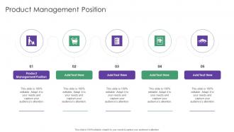 Product Management Position In Powerpoint And Google Slides Cpb