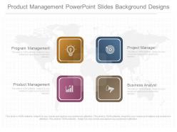 Product management powerpoint slides background designs