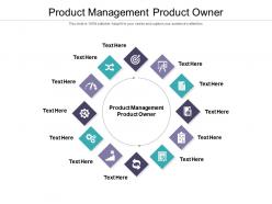 Product management product owner ppt powerpoint presentation portfolio designs download cpb