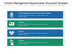 Product management requirements document template ppt powerpoint presentation inspiration cpb