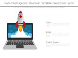 Product management roadmap template powerpoint layout