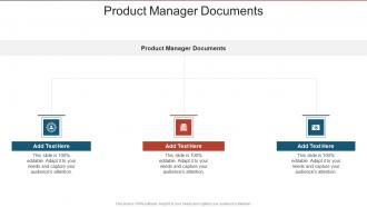 Product Manager Documents In Powerpoint And Google Slides Cpb