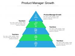 Product manager growth ppt powerpoint presentation professional slides cpb
