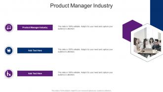 Product Manager Industry In Powerpoint And Google Slides Cpb